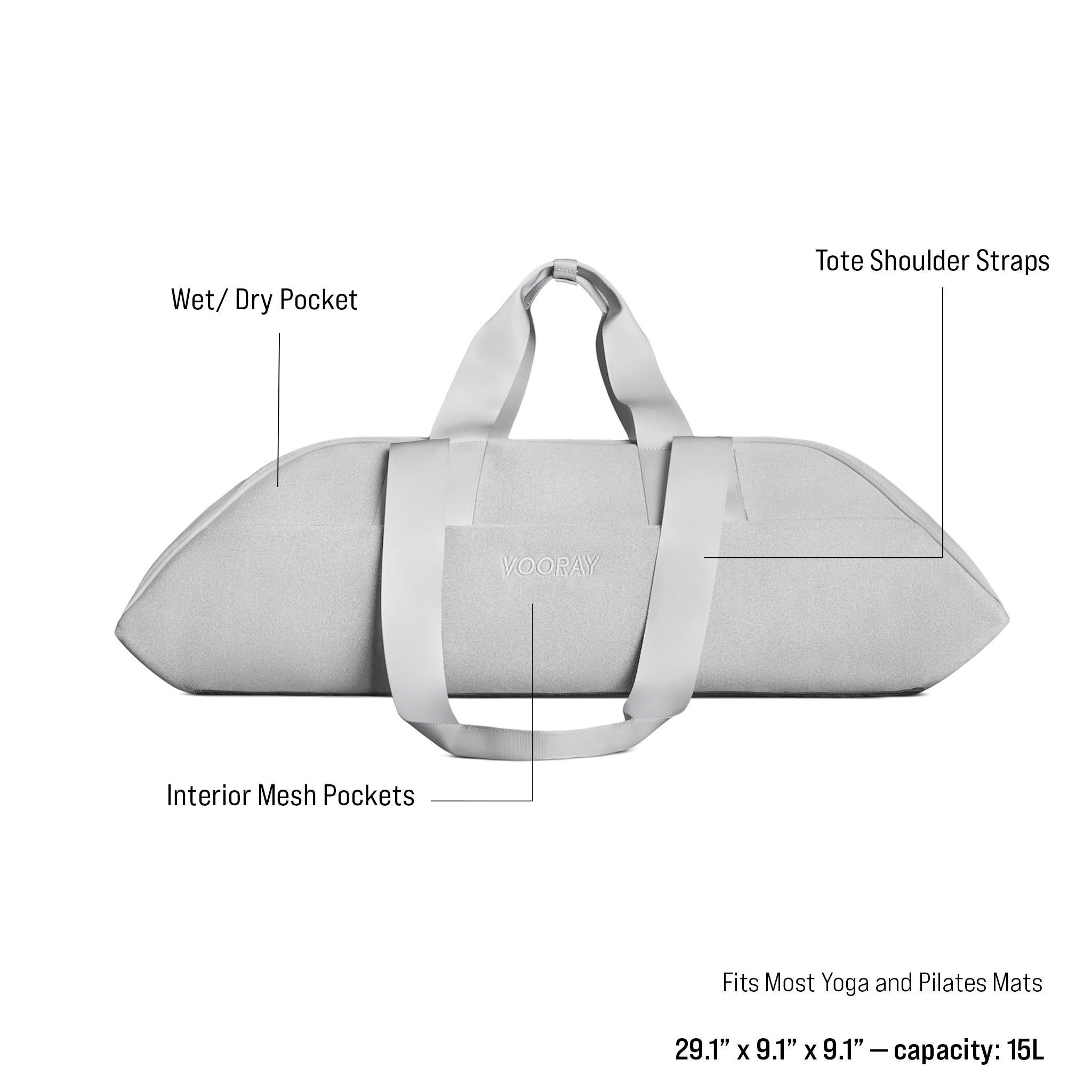 Studio Yoga Bag | Yoga & Pilates Mats | Vooray – Vooray