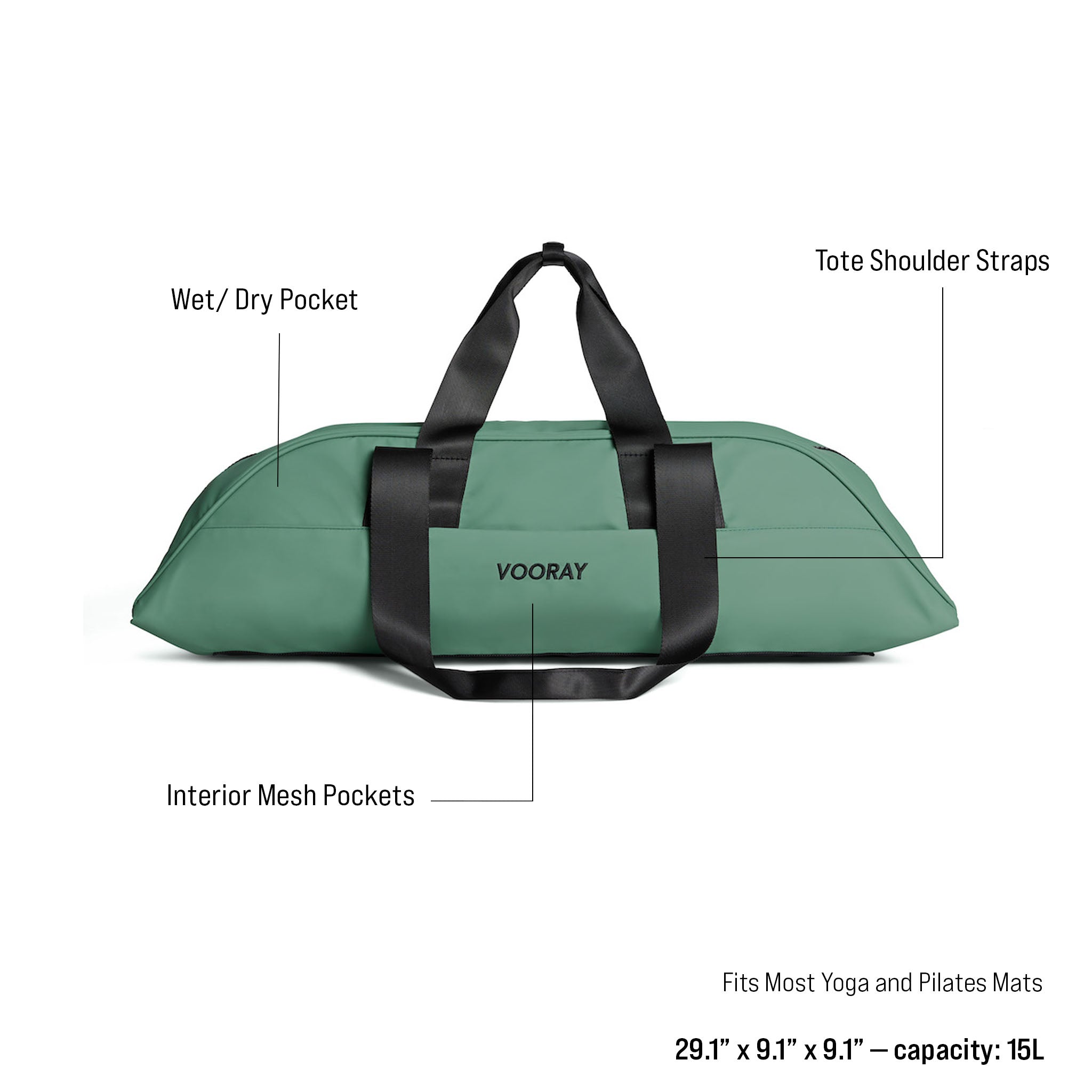 Studio Yoga Bag | Yoga & Pilates Mats | Vooray – Vooray